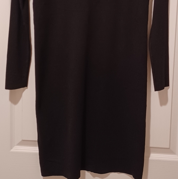 CABLE & GAUGE RHINESTONES SPARKLY BODYCON SWEATER DRESS CUT SHOULDER - Picture 7 of 10